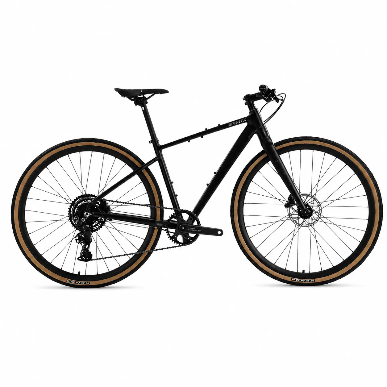 Scout S9 Gravel Bike black frame detail